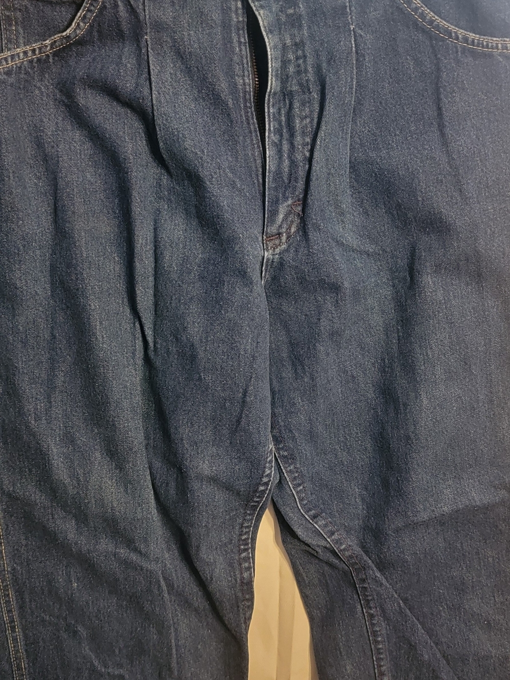 Lee Women's Relaxed Dark Blue Denim Jeans